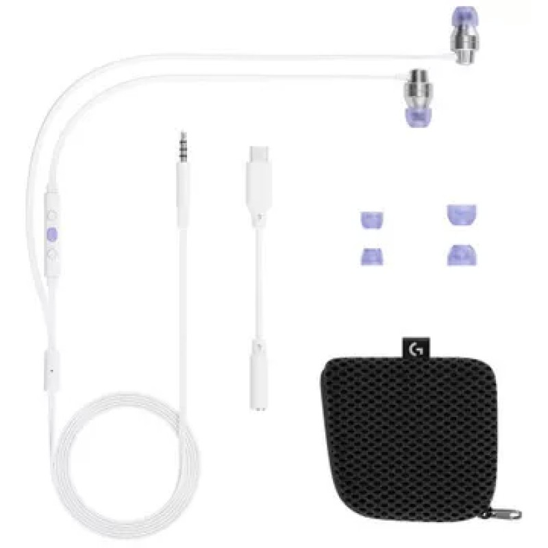 Наушники Logitech G333 (серебристый/белый)