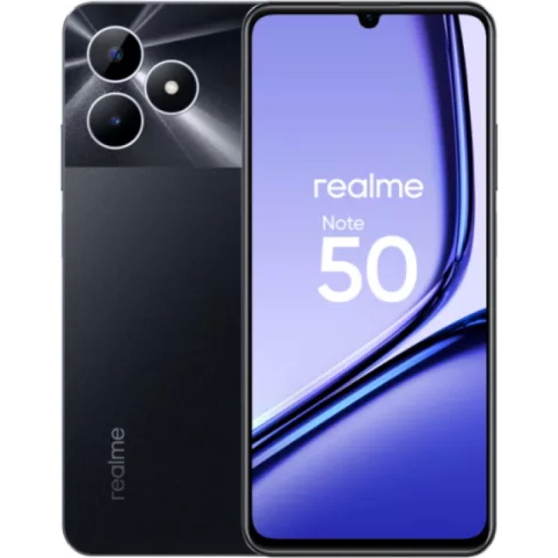 Смартфон Realme Note 50 4GB/128GB (полуночный черный)