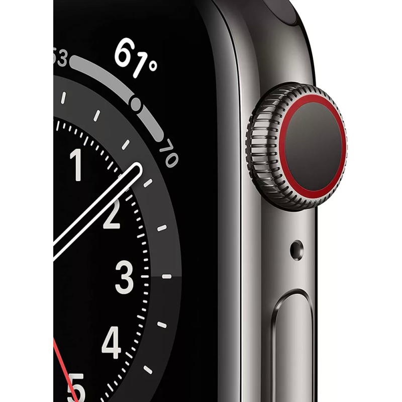 Умные часы Apple Watch Series 6 LTE 40mm Stainless Steel Graphite (M06X3)