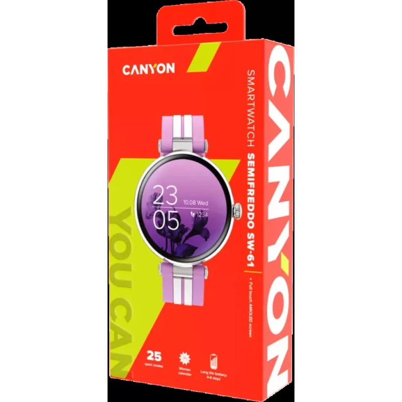 Умные часы Canyon Semifreddo SW-61 (лаванда)