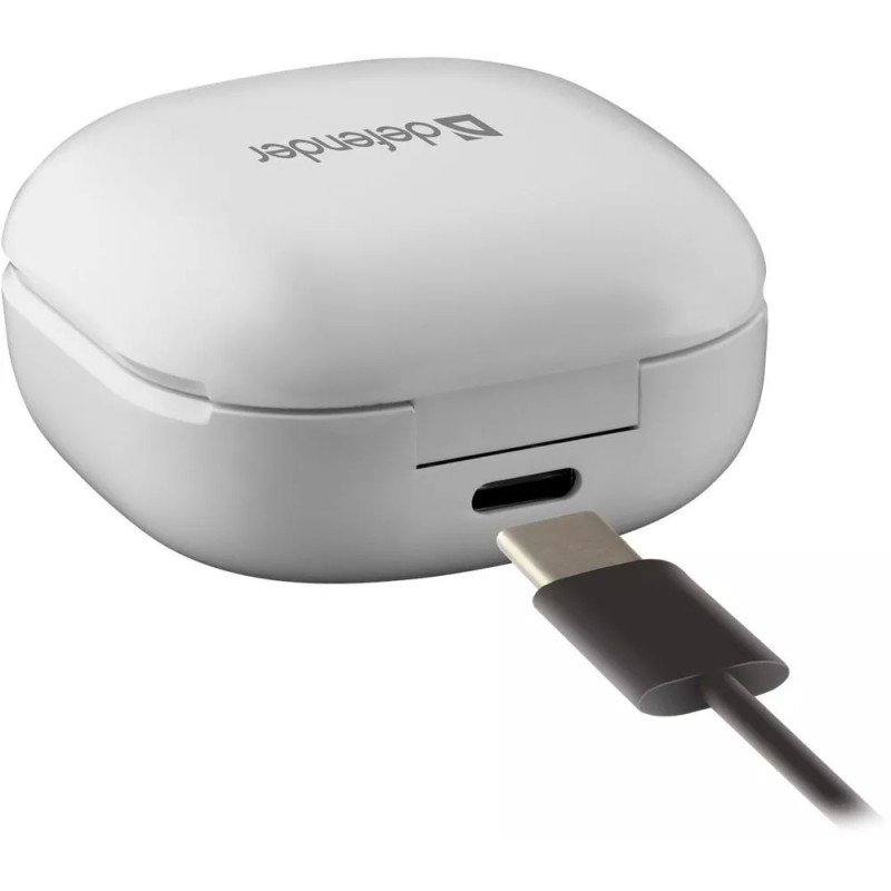 Наушники Defender Twins 910 (белый)