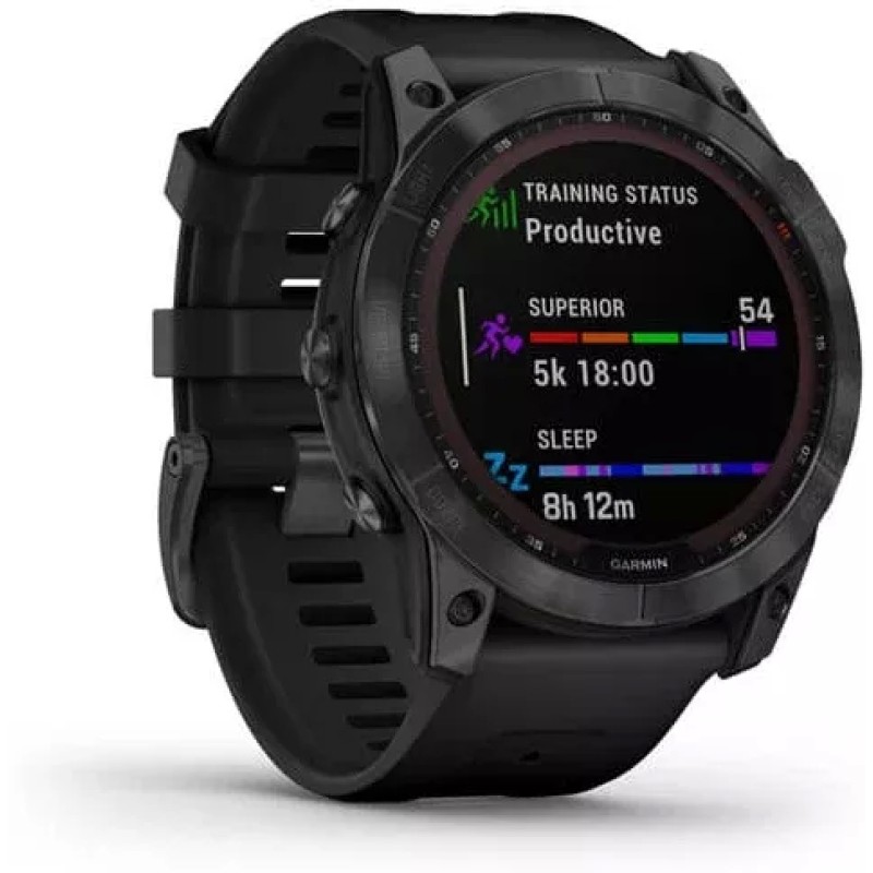Умные часы Garmin Fenix 7X Solar 51 мм (сланцево-серый/черный)