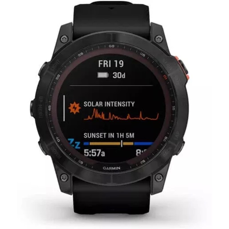 Умные часы Garmin Fenix 7X Solar 51 мм (сланцево-серый/черный)