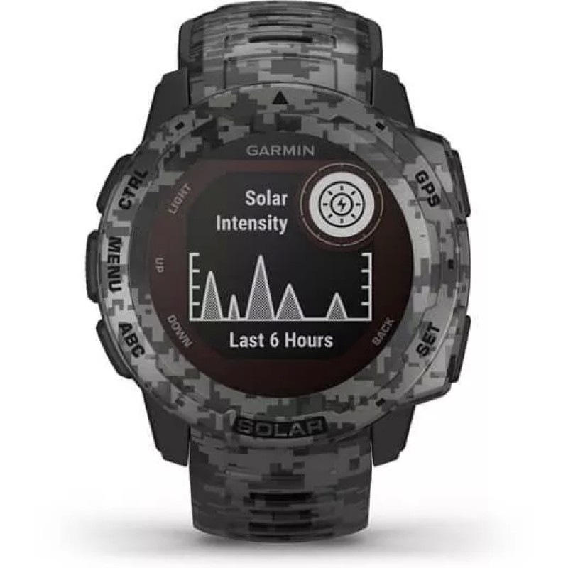 Умные часы Garmin Instinct Solar Camo Edition (графит)