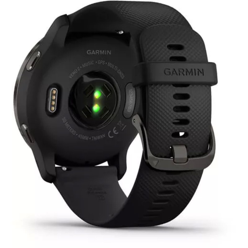 Умные часы Garmin Venu 2 (сланцевая нержавеющая сталь/черный)