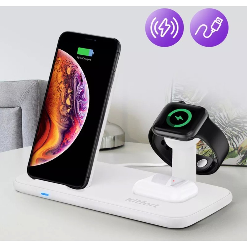 Беспроводное зарядное Kitfort KT-3371-2