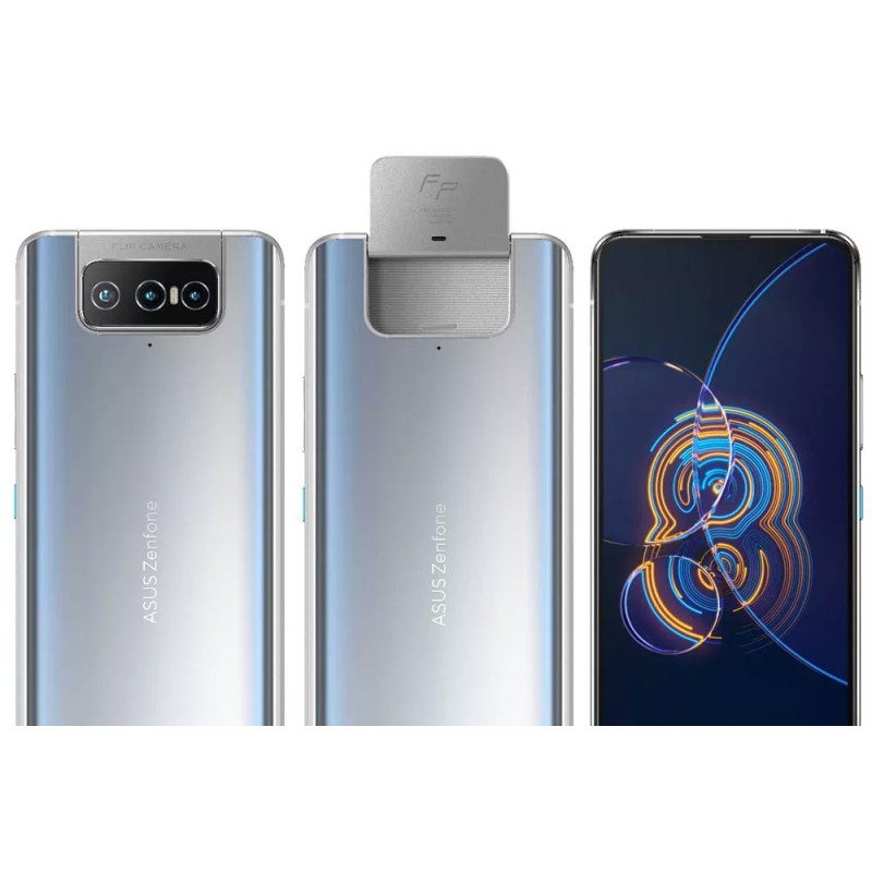 Смартфон Asus Zenfone 8 Flip 8Gb/128Gb Silver (ZS672KS)