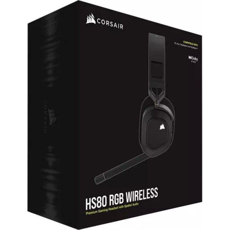 Наушники Corsair HS80 RGB Wireless (черный)