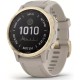 Умные часы Garmin Fenix 6S Pro Solar 42 мм (светло-золотистый, силикон)
