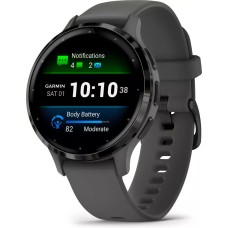 Умные часы Garmin Venu 3S (серая галька, с силиконовым ремешком)