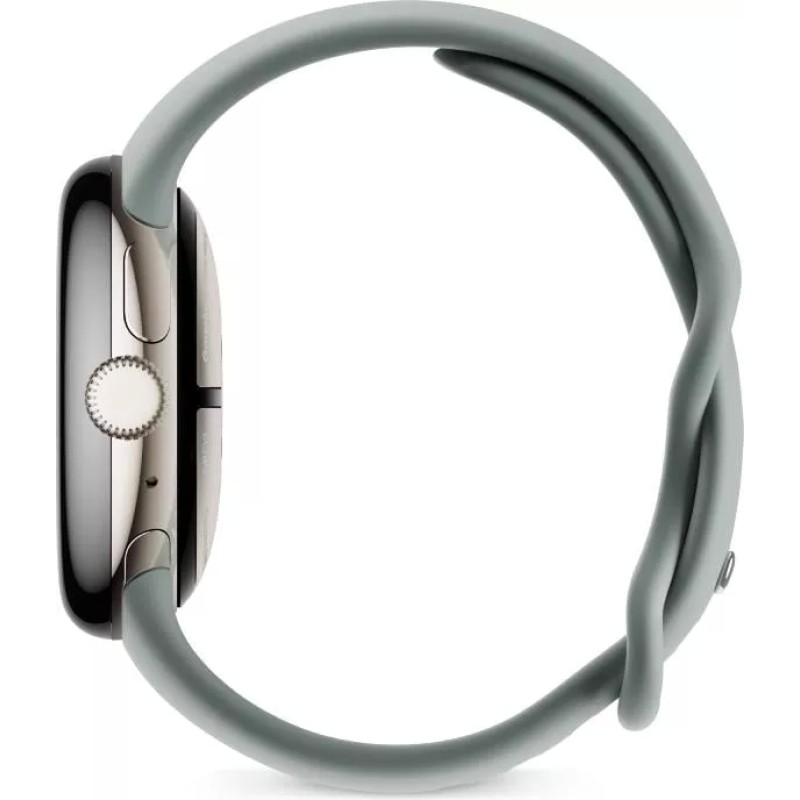 Умные часы Google Pixel Watch 2 (золотистый шампань/лесной орех, спортивный силиконовый ремешок)