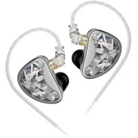 Наушники KZ Acoustics AS24 (with switches) без микрофона (серебристый)