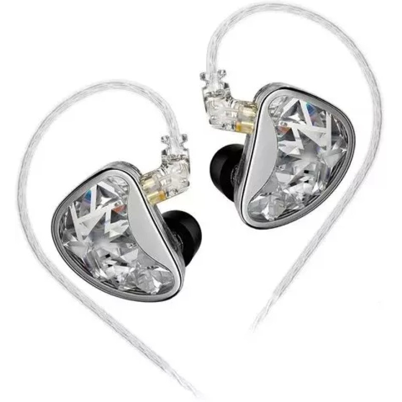 Наушники KZ Acoustics AS24 (with switches) без микрофона (серебристый)