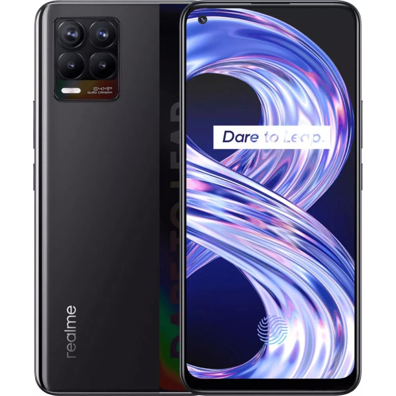 Смартфон Realme 8 8GB/128GB (кибер черный)