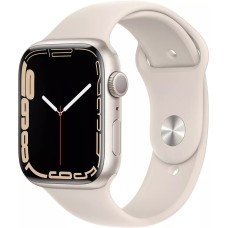 Умные часы Apple Watch Series 7 45 мм (сияющая звезда/сияющая звезда спортивный)