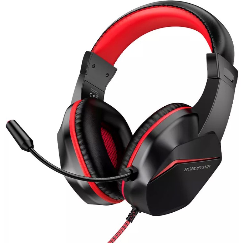 Наушники Borofone BO104 (черный/красный)