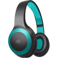 Наушники Digma BT-15 (черный/голубой)