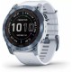 Умные часы Garmin Fenix 7 Sapphire Solar 47 мм (голубой минерал/белый камень)