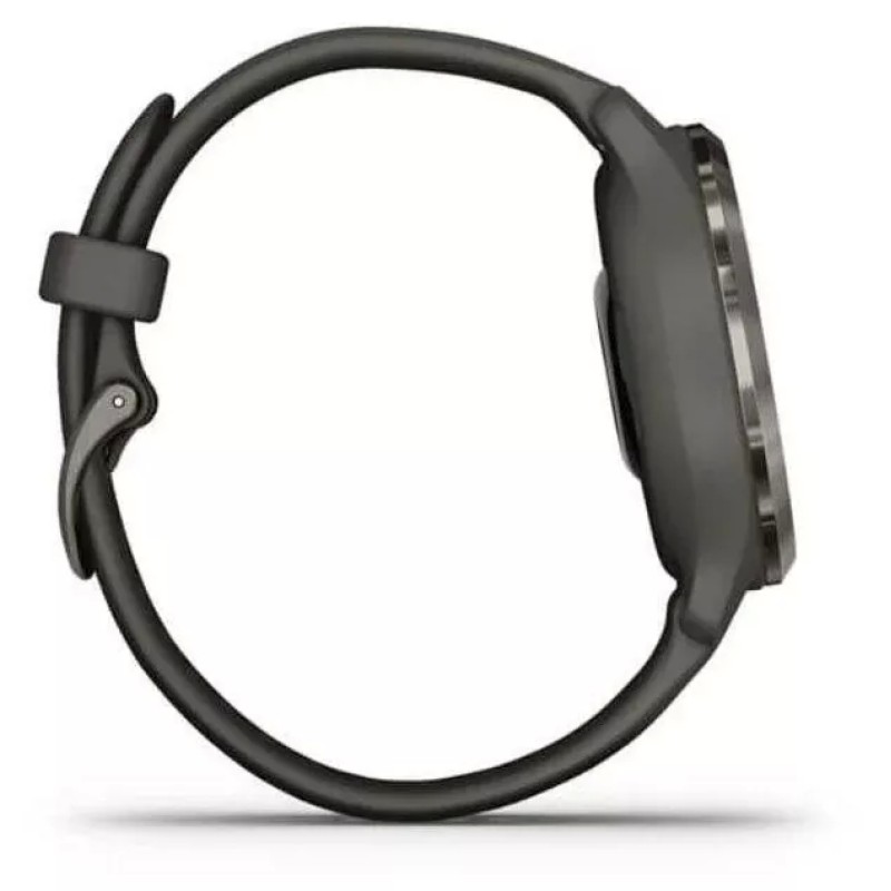 Умные часы Garmin Venu 2S (сланцевая нержавеющая сталь/черный)
