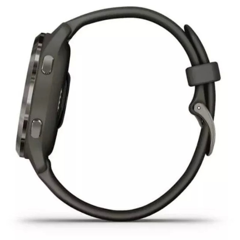 Умные часы Garmin Venu 2S (сланцевая нержавеющая сталь/черный)