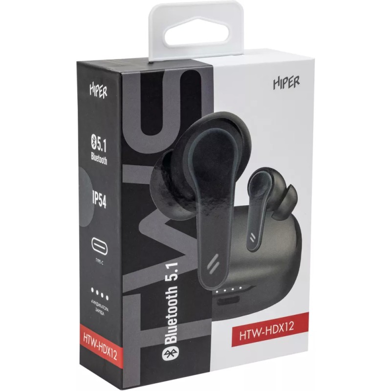Наушники Hiper TWS Mig HTW-HDX12 (черный)