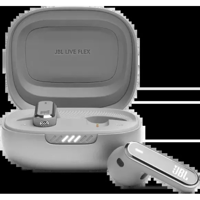 Наушники JBL Live Flex (серебристый)