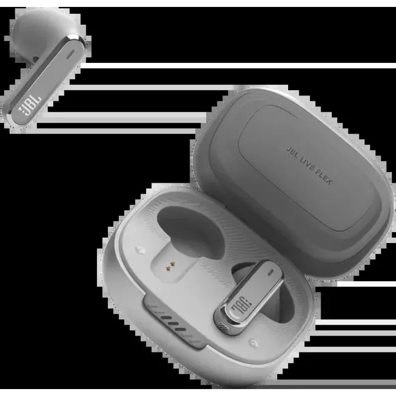 Наушники JBL Live Flex (серебристый)
