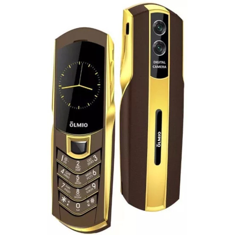 Мобильный телефон Olmio K08 (кофе/золото)