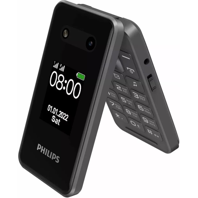 Мобильный телефон Philips Xenium E2602 (темно-серый)