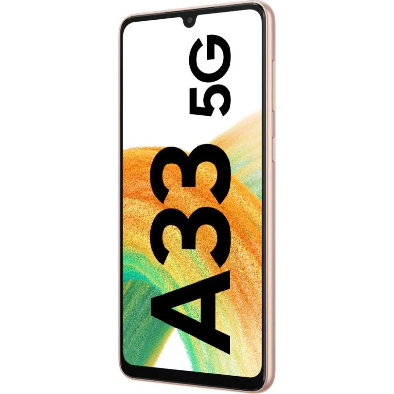 Смартфон Samsung Galaxy A33 5G 6Gb/128Gb персиковый (SM-A336B/DS)