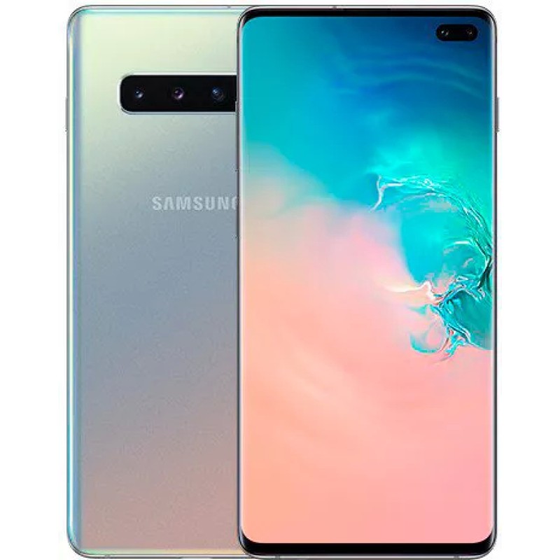 Смартфон Samsung Galaxy S10+ 8Gb/128Gb Silver (SM-G975F/DS)